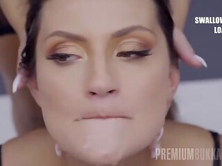 Pin-up Tiny Tina's big cum load video