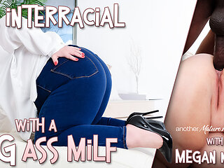 Megan Milly Is A British Big Ass Curvy Milf That Loves Big Black Cocks Anal Fucking Her Ass