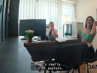 LOAN4K. Table fuck is the best when the pussy is so hot and wet
