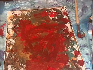 In Big Eyeglasses Asmr Acrylic Art Bloom in the Mist Part 2