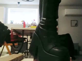 Demonia Over Knee Boots