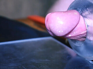 ASMR FLESLIGHT CLOSE UP FUCK AND SLOW MOTION CUMSHOT