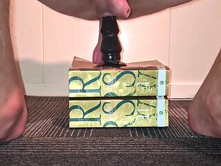 Gay Twink Triple Anal Dildo