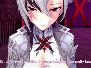 Arlecchino blowjob - 1 - Genshin Impact