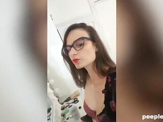 Nerdy Amateur Learns About her Bush