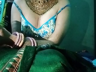 Indian Gay Crossdresser Gaurisissy pressing his boobs s...