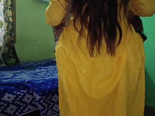 indian hot Bhabifucking with dever in doggy style !!