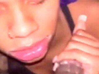 Amateur Ebony Girl Serenitylove001 Deep Throats Big Black Cock and Swallows