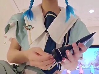 Amateur asian teen licks ass and sucks cock