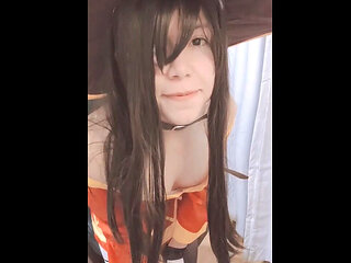 Megumin Cosplay Masturbating!