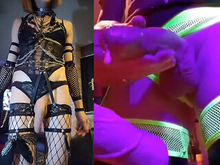 Hot Tranny with Huge Cock