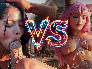 No Nut November: Asian tourists crawing your semen - AI Interactive Video