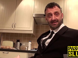Busty Laura Louise takes a big fat cock deep inside her cunt
