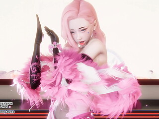 [MMD] Soojin - Agassy Seraphine Sexy Kpop Dance League Of Legends Uncensored Hentai