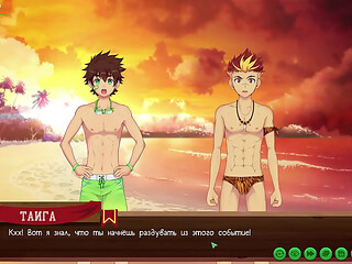 Game: Friends Camp path 2, part 15 - Alone with Taiga (russian voiceover)