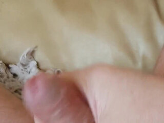 My Friend Lies on the Couch and Jerks off His Little Cock Until He Orgasms