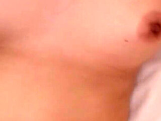 Slender Beauty Receptionist: Her Skin Is Perfect, and She's Nervous as She Looks at the Camera