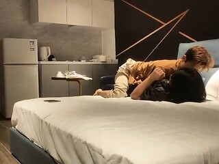 Extreme amateur pov blowjob with brunette babe