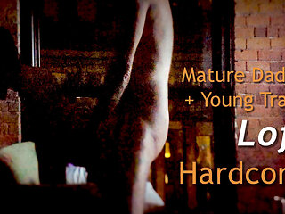 Mature Stepdaddy and Young Trans Girl Lofi Hardcore Fuck