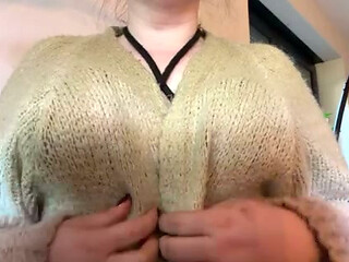 I am having a surprise for you (tit bondage)