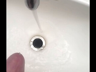 Anthony Arden cumming down the drain