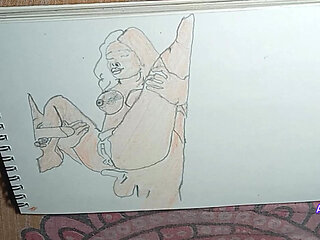 First Time Wife Shared With Friend Emotional Drawing Art