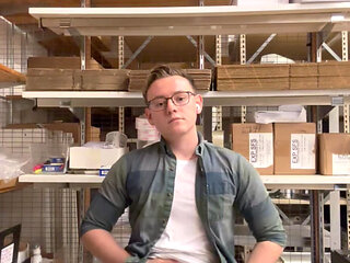 Playing in the stockroom