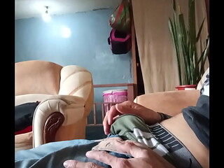 Latin young man fucking his cock very hot