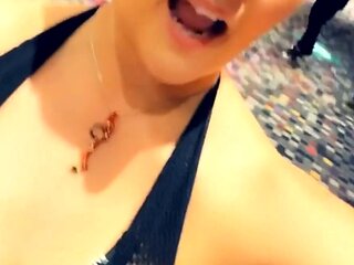 Big boobs milf masturbates with her dildo