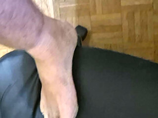 Chubby Daddy Bear Has Very Dirty Feeet.