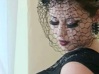 Beautiful and lonely elegant lady gets her ass fucked by a bellboy in the hotel