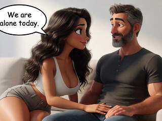 Lari's Secret Story How I Became Intimate With My Aunt's Older Boyfriend (AI generated)