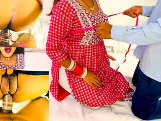 Desi Bhabhi Sex with Tailor Master in Hindi Clear Voice