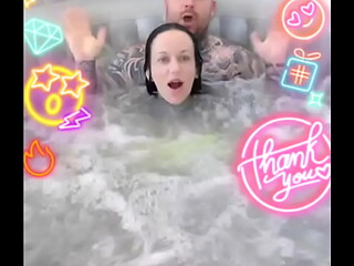 Blowjob in Hot Tub Live Melody Radford Blowjob