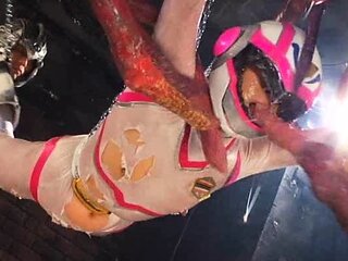 Asian fetish slut licking fake cum