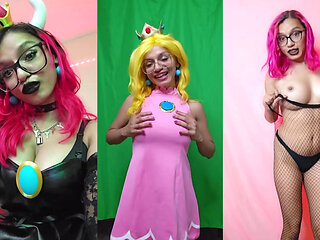 Goddess Rarity Cosplays as Peach to Give You a JOI