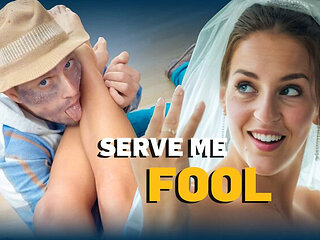 Hot Brunette Bride in Wedding Dress Licks Toes and Fucks Gardener Servant - HD 1080p