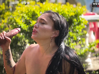 Hot Latina Sofia Ruiz Fucks Ex-convict Stepbrother and Horny Stepfather