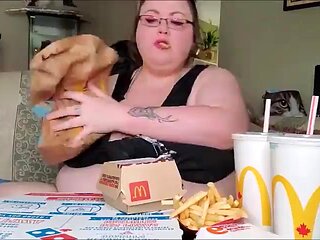 Ssbbw massive stuffing session: Big Ass, Solo  Big Belly Porn