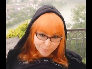 Great Big Boobs On Masturbating Redhead