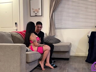 MILF Latina Wants Two Cocks