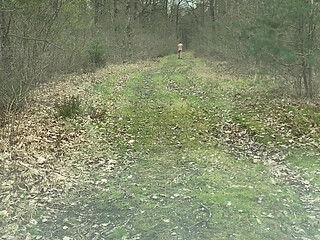 Thomas GODEBIN walks naked in the forest