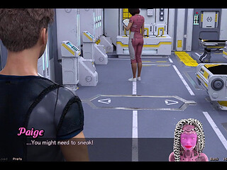Stranded in Space - Bisexual Girl Next Door Wants to Talk with Me