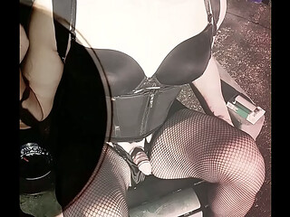 Sexy Kandi Kane Smoking And Masturbating
