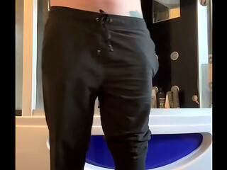 Big tit slut Lola Maverick pees on carpet piss