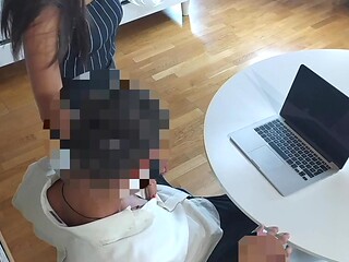 Cheating wife gets fucked by friend during heated phone call