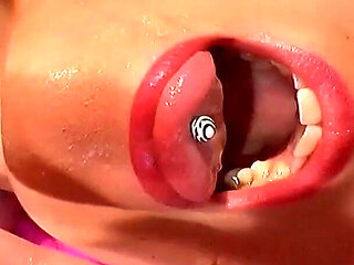 Fishnet Brunette Spread Wide for Hungry Cocks