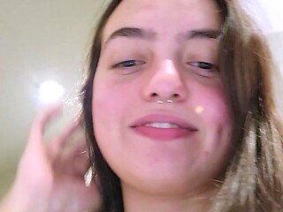 Amateur blowjob close up