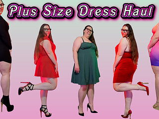 Thick BBW Tries on Dresses & Heels Curvy Plus Size Try-on Haul