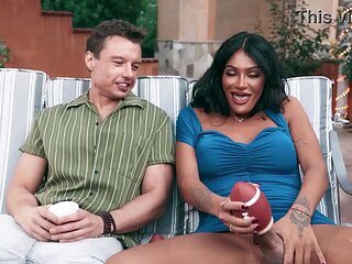 Nut sack Deep In My Football / TransAngels